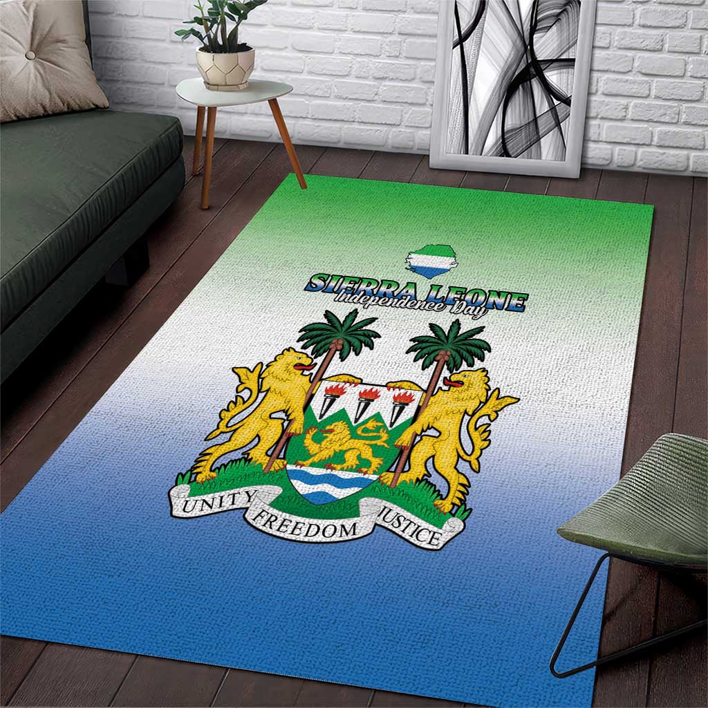 Sierra Leone Area Rug Happy Independence Day