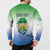 Personalised Sierra Leone Button Sweatshirt Happy Independence Day