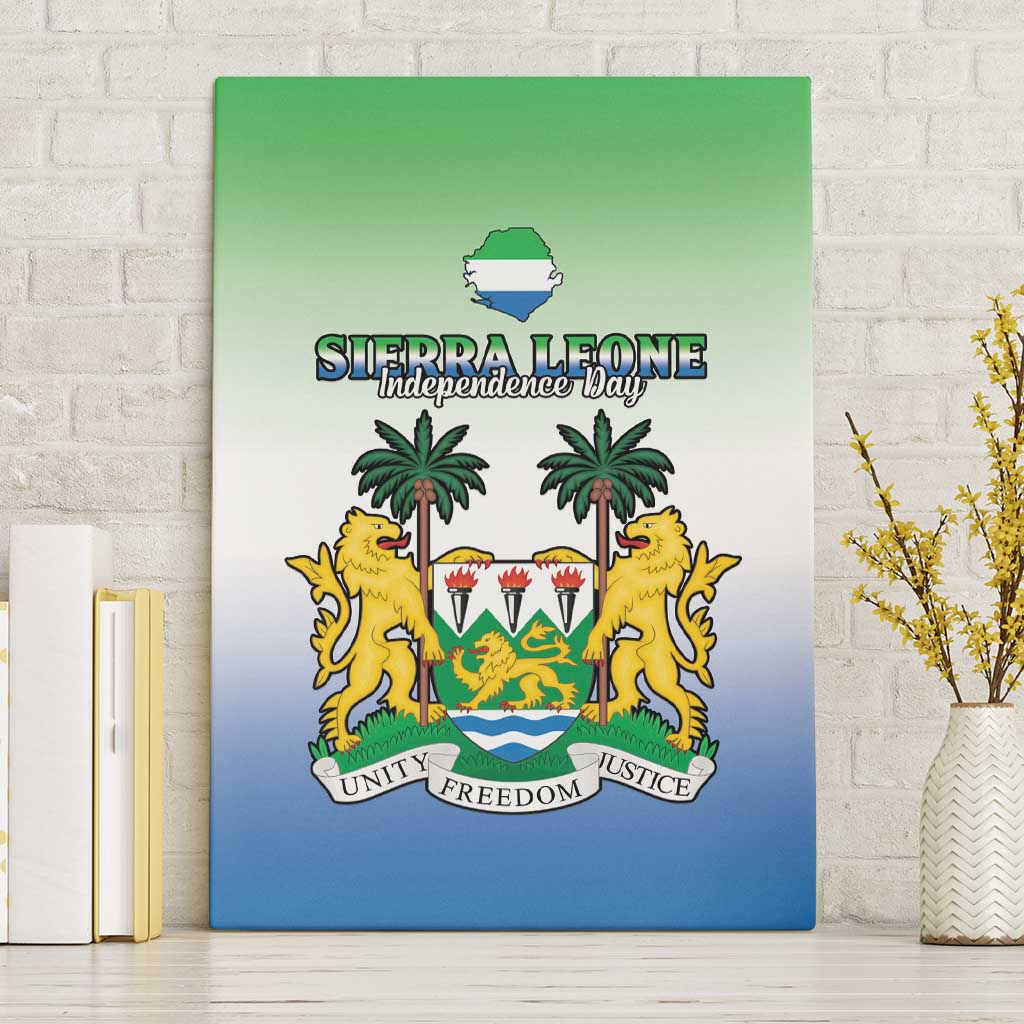 Sierra Leone Canvas Wall Art Happy Independence Day