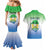 Personalised Sierra Leone Couples Matching Mermaid Dress and Hawaiian Shirt Happy Independence Day