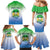 Personalised Sierra Leone Family Matching Mermaid Dress and Hawaiian Shirt Happy Independence Day