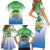 Personalised Sierra Leone Family Matching Short Sleeve Bodycon Dress and Hawaiian Shirt Happy Independence Day