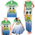 Personalised Sierra Leone Family Matching Tank Maxi Dress and Hawaiian Shirt Happy Independence Day