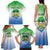 Personalised Sierra Leone Family Matching Tank Maxi Dress and Hawaiian Shirt Happy Independence Day