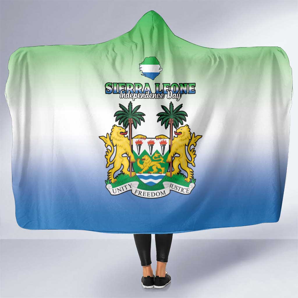 Sierra Leone Hooded Blanket Happy Independence Day