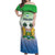 Personalised Sierra Leone Off Shoulder Maxi Dress Happy Independence Day