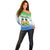 Personalised Sierra Leone Off Shoulder Sweater Happy Independence Day