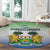 Sierra Leone Round Carpet Happy Independence Day