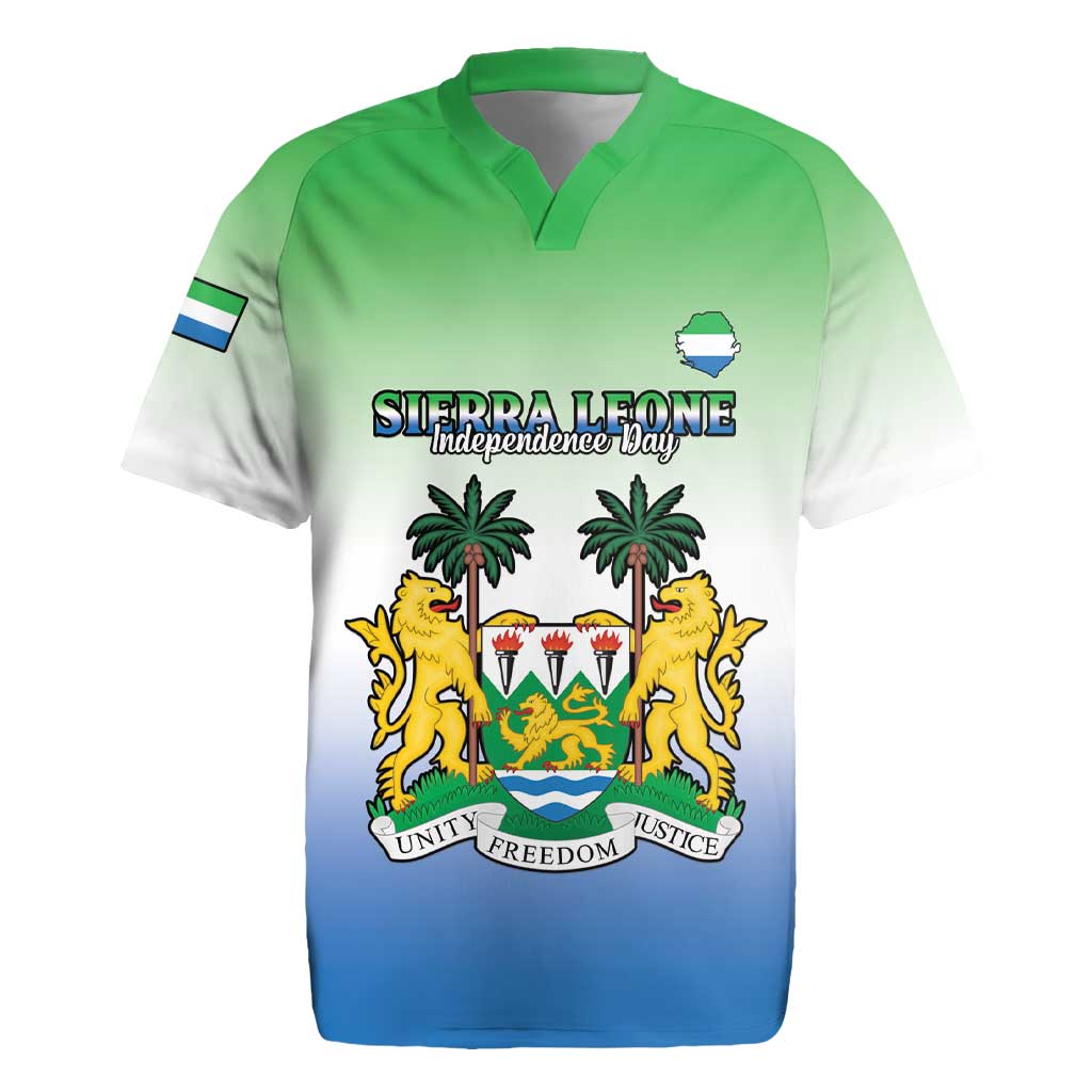 Personalised Sierra Leone Rugby Jersey Happy Independence Day