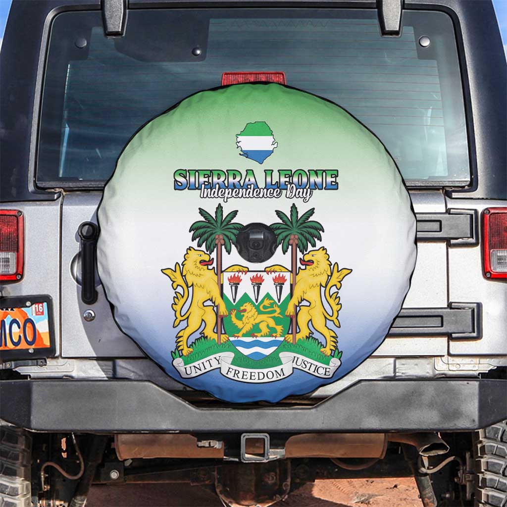 Sierra Leone Spare Tire Cover Happy Independence Day