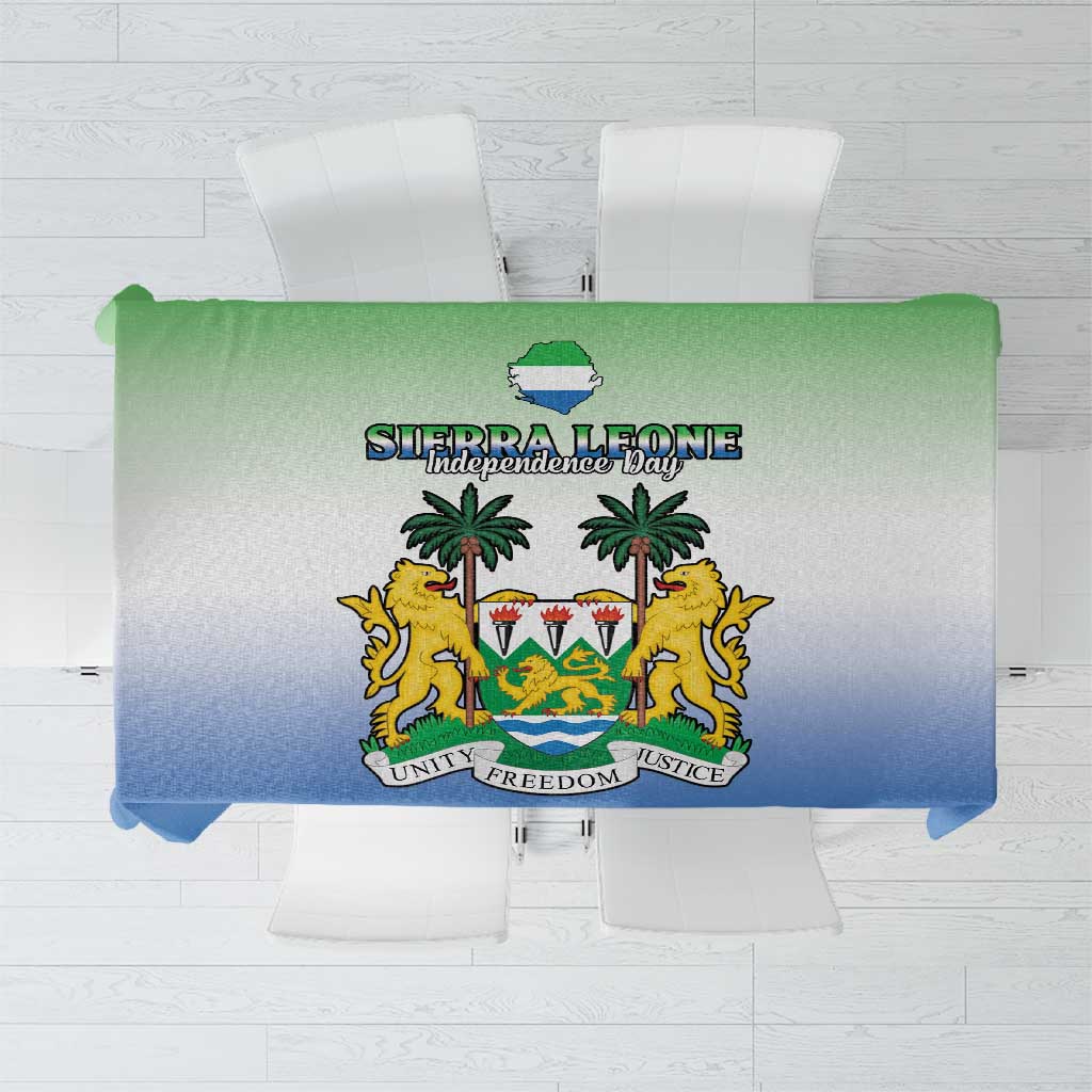 Sierra Leone Tablecloth Happy Independence Day