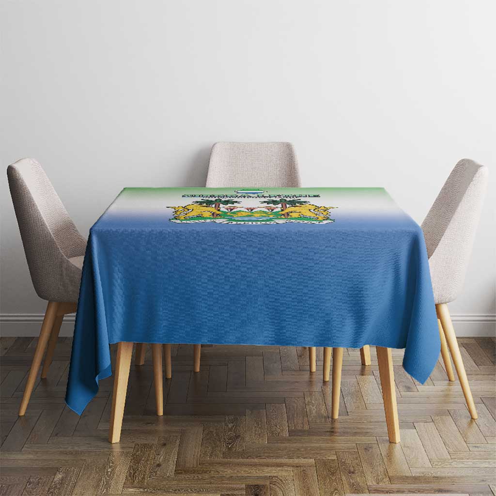 Sierra Leone Tablecloth Happy Independence Day
