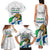 Personalised Sierra Leone Independence Day Family Matching Tank Maxi Dress and Hawaiian Shirt Map With Kente Pattern