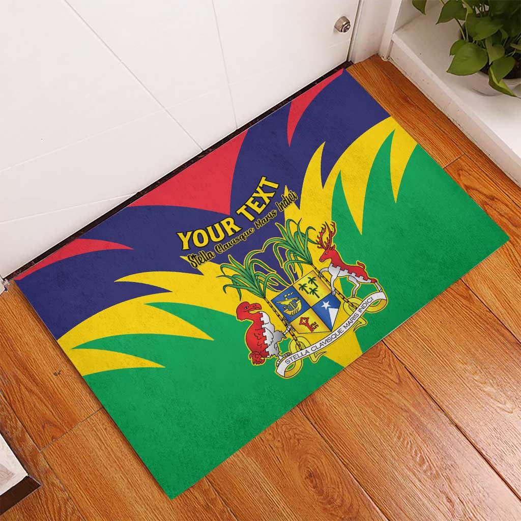 Personalised Mauritius Rubber Doormat Stella Clavisque Maris Indici