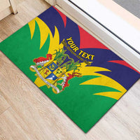 Personalised Mauritius Rubber Doormat Stella Clavisque Maris Indici