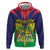 Personalised Mauritius Zip Hoodie Stella Clavisque Maris Indici