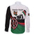 Personalised Happy Kenya Madaraka Day Family Matching Puletasi and Hawaiian Shirt Maasai Shield - Kenyan Pattern