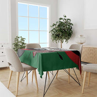 Happy Kenya Madaraka Day Tablecloth Maasai Shield - Kenyan Pattern