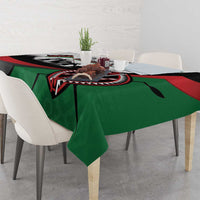 Happy Kenya Madaraka Day Tablecloth Maasai Shield - Kenyan Pattern