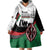 Personalised Happy Kenya Madaraka Day Wearable Blanket Hoodie Maasai Shield - Kenyan Pattern