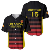 Uganda Rugby Custom Baseball Jersey Go Cranes