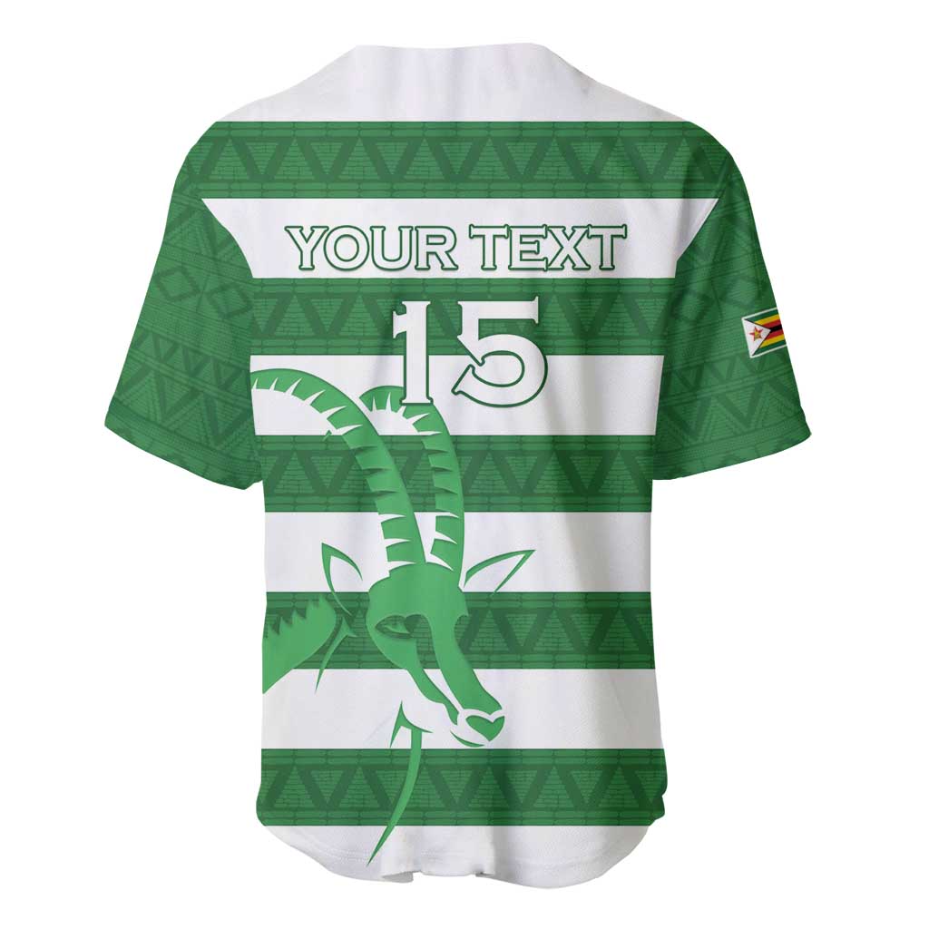 Zimbabwe Rugby Custom Baseball Jersey Go Sables Go