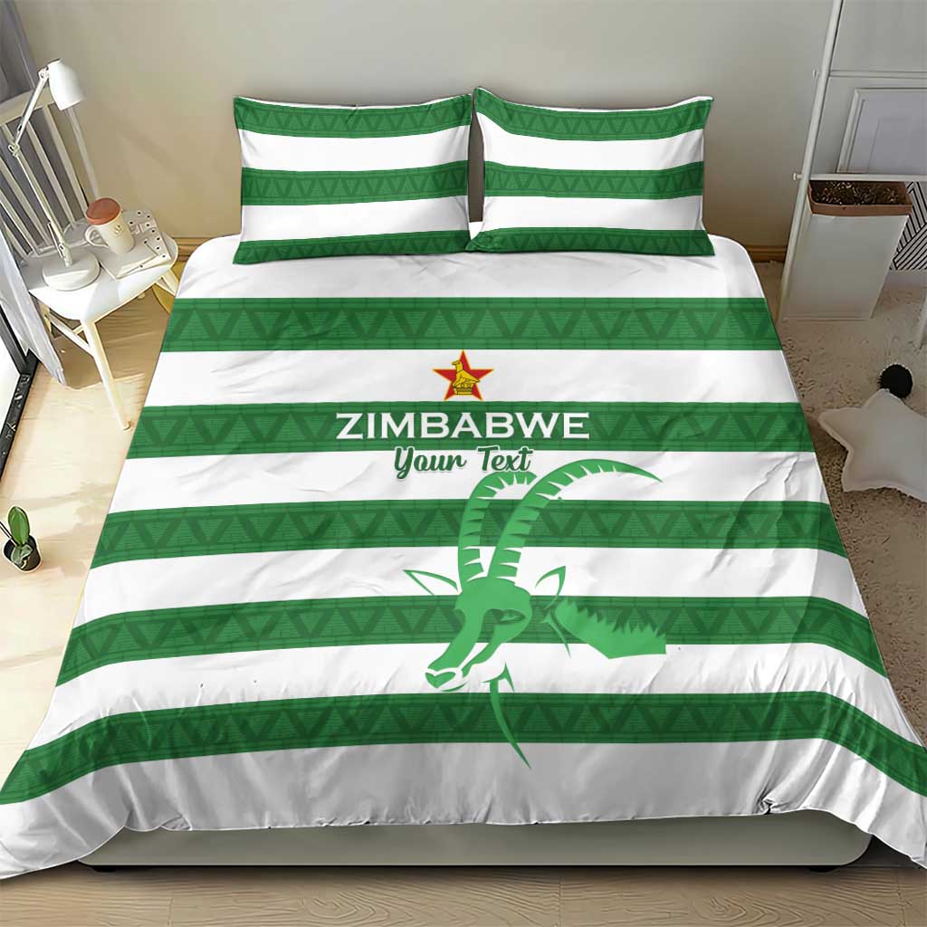Zimbabwe Rugby Custom Bedding Set Go Sables Go