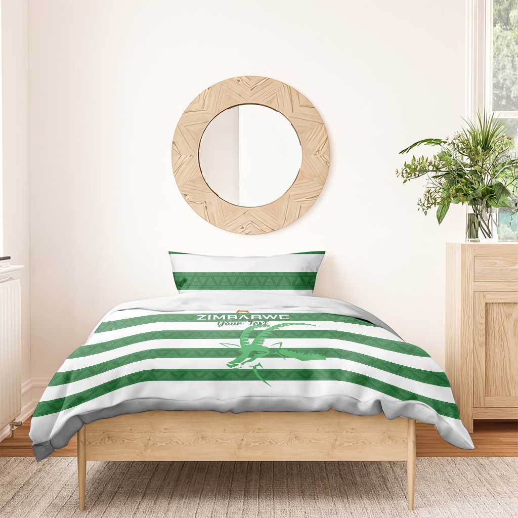 Zimbabwe Rugby Custom Bedding Set Go Sables Go