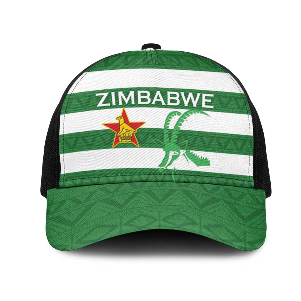 Zimbabwe Rugby Mesh Trucker Cap Go Sables Go - Wonder Print Shop