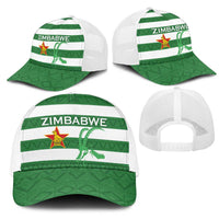 Zimbabwe Rugby Mesh Trucker Cap Go Sables Go - Wonder Print Shop
