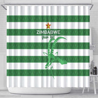 Zimbabwe Rugby Custom Shower Curtain Go Sables Go