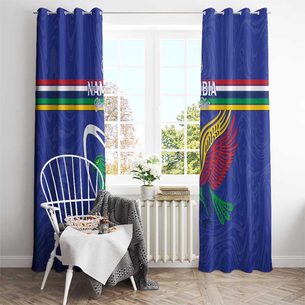 Namibia Rugby Custom Window Curtain Go Welwitschias