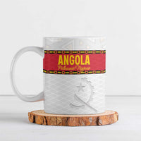 Custom Angola Football Ceramic Mug Avante Palancas Negras - White - Wonder Print Shop