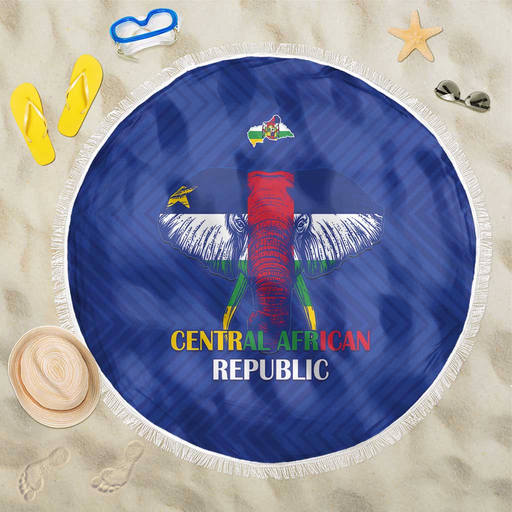 Central African Republic Football Beach Blanket Go Champions - Wonder Print Shop