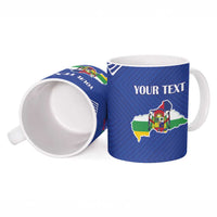 Custom Central African Republic Football Ceramic Mug Go Champions - Wonder Print Shop