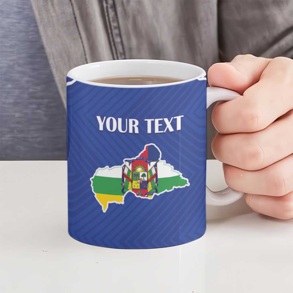 Custom Central African Republic Football Ceramic Mug Go Champions - Wonder Print Shop