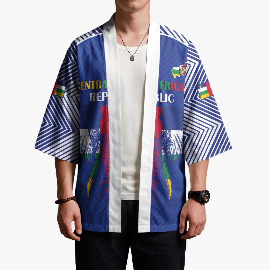 Custom Central African Republic Football Kimono Go Champions - Wonder Print Shop