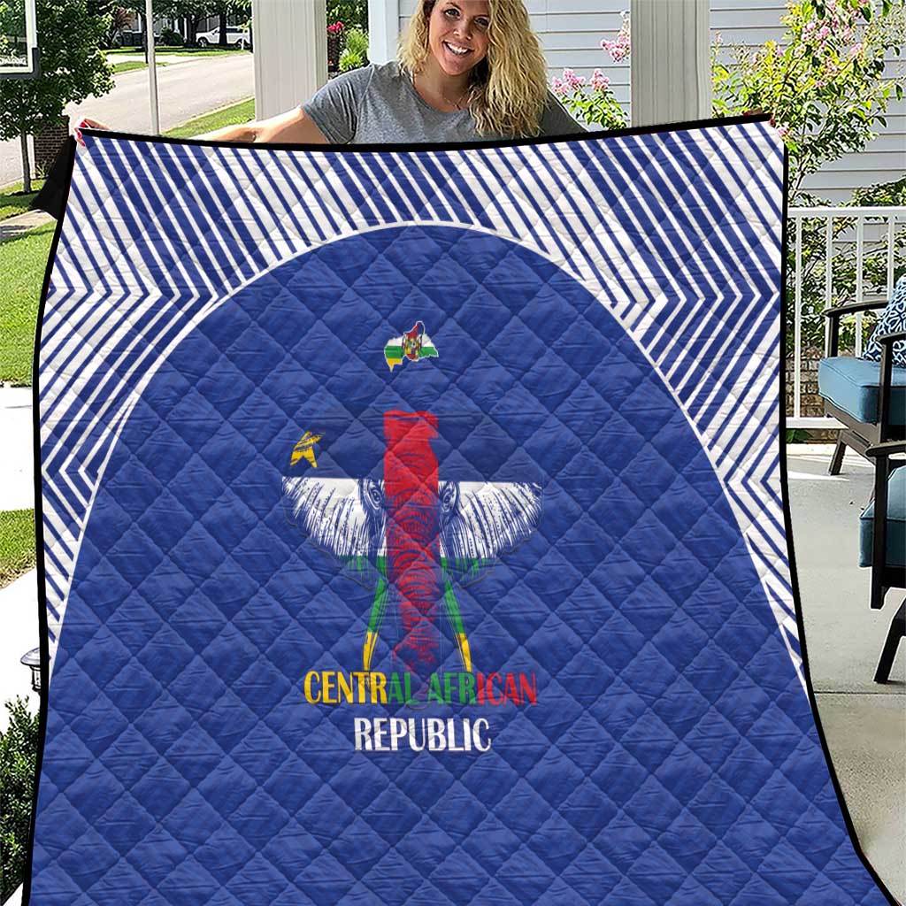 Central African Republic Football Quilt Go Champions - Wonder Print Shop