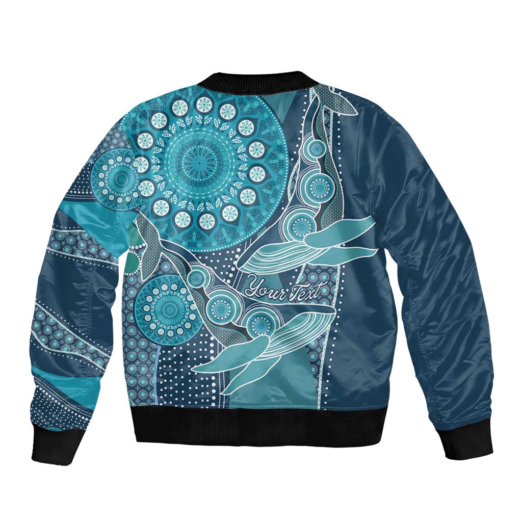 Personalized South Africa Whale Fes Bomber Jacket African Shwe Shwe Pattern - Wonder Print Shop