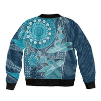 Personalized South Africa Whale Fes Bomber Jacket African Shwe Shwe Pattern - Wonder Print Shop
