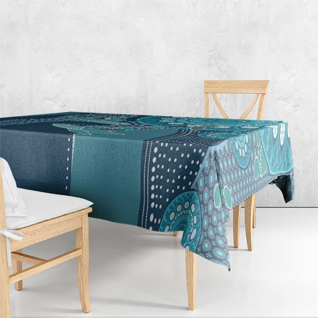 South Africa Whale Fes Tablecloth African Shwe Shwe Pattern - Wonder Print Shop