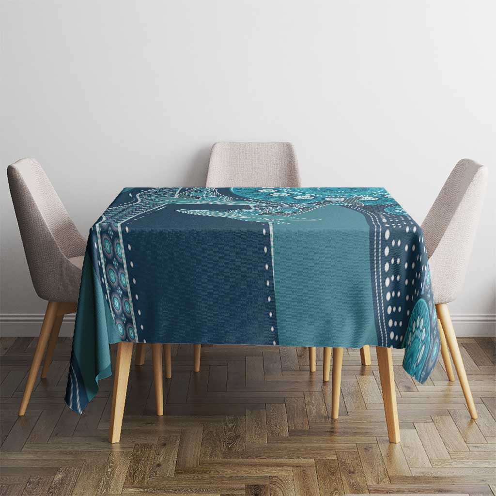South Africa Whale Fes Tablecloth African Shwe Shwe Pattern - Wonder Print Shop