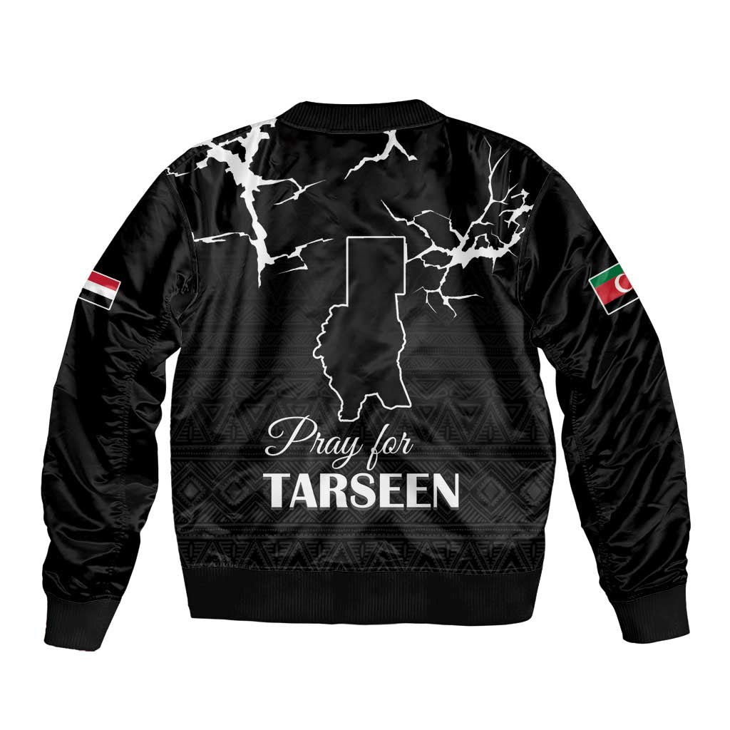 Darfur Sudan Strong Bomber Jacket Pray for Tarseen - Wonder Print Shop