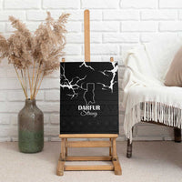 Darfur Sudan Strong Canvas Wall Art Pray for Tarseen - Wonder Print Shop