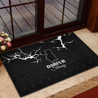Darfur Sudan Strong Rubber Doormat Pray for Tarseen - Wonder Print Shop