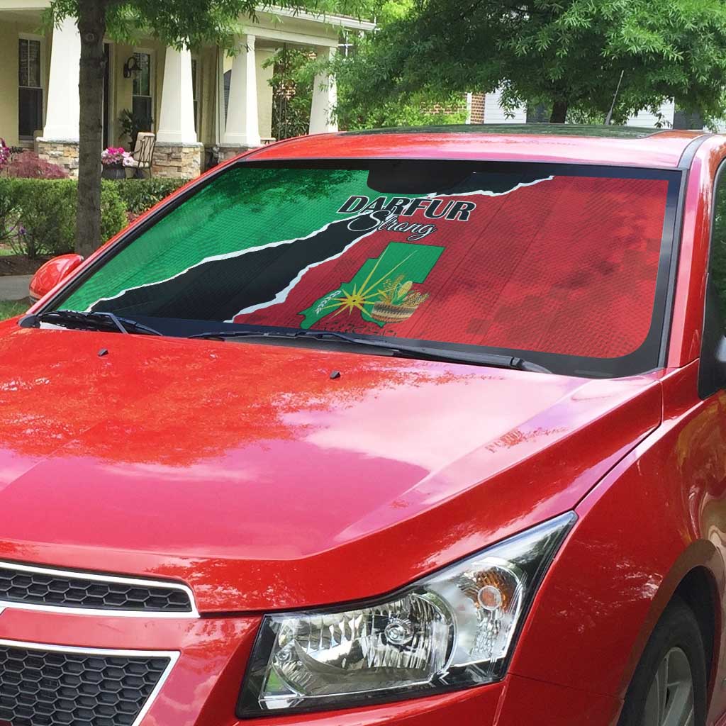 Sudan Auto Sun Shade Darfur Be Strong - Wonder Print Shop