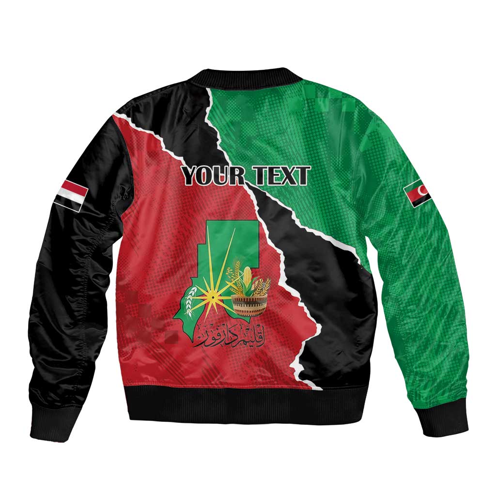 Personalized Sudan Bomber Jacket Darfur Be Strong - Wonder Print Shop