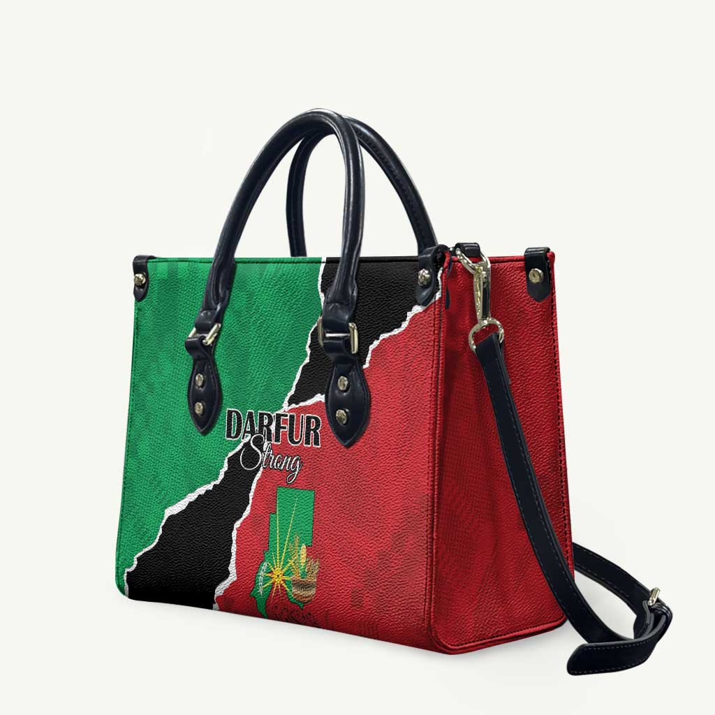 Sudan Leather Bag Darfur Be Strong - Wonder Print Shop