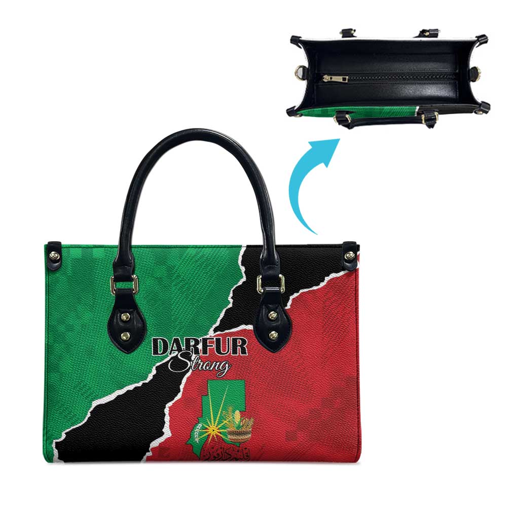 Sudan Leather Bag Darfur Be Strong - Wonder Print Shop
