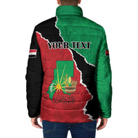 Personalized Sudan Padded Jacket Darfur Be Strong - Wonder Print Shop